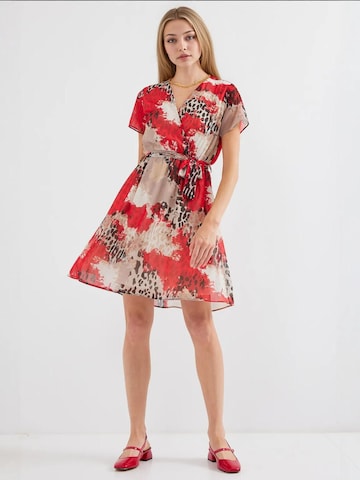 Bigdart - Vestido em vermelho: frente