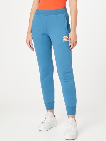 ELLESSE Tapered Broek 'Queenstown' in Blauw: voorkant