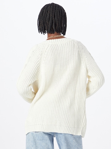 ABOUT YOU Knit Cardigan 'Saphira' in White