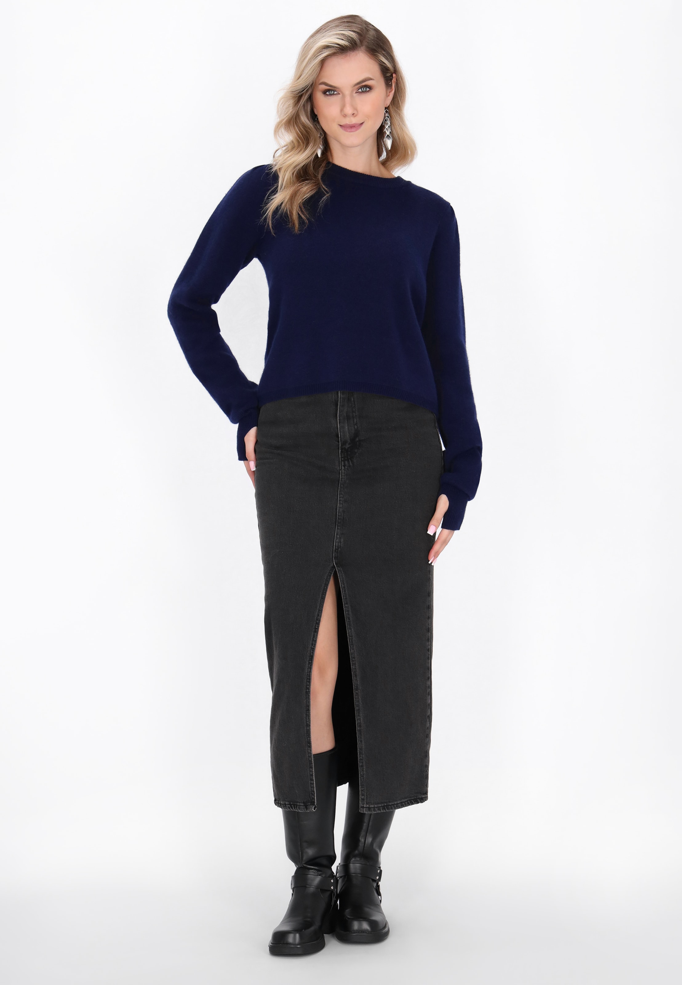 mėlyna DreiMaster Vintage Megztinis