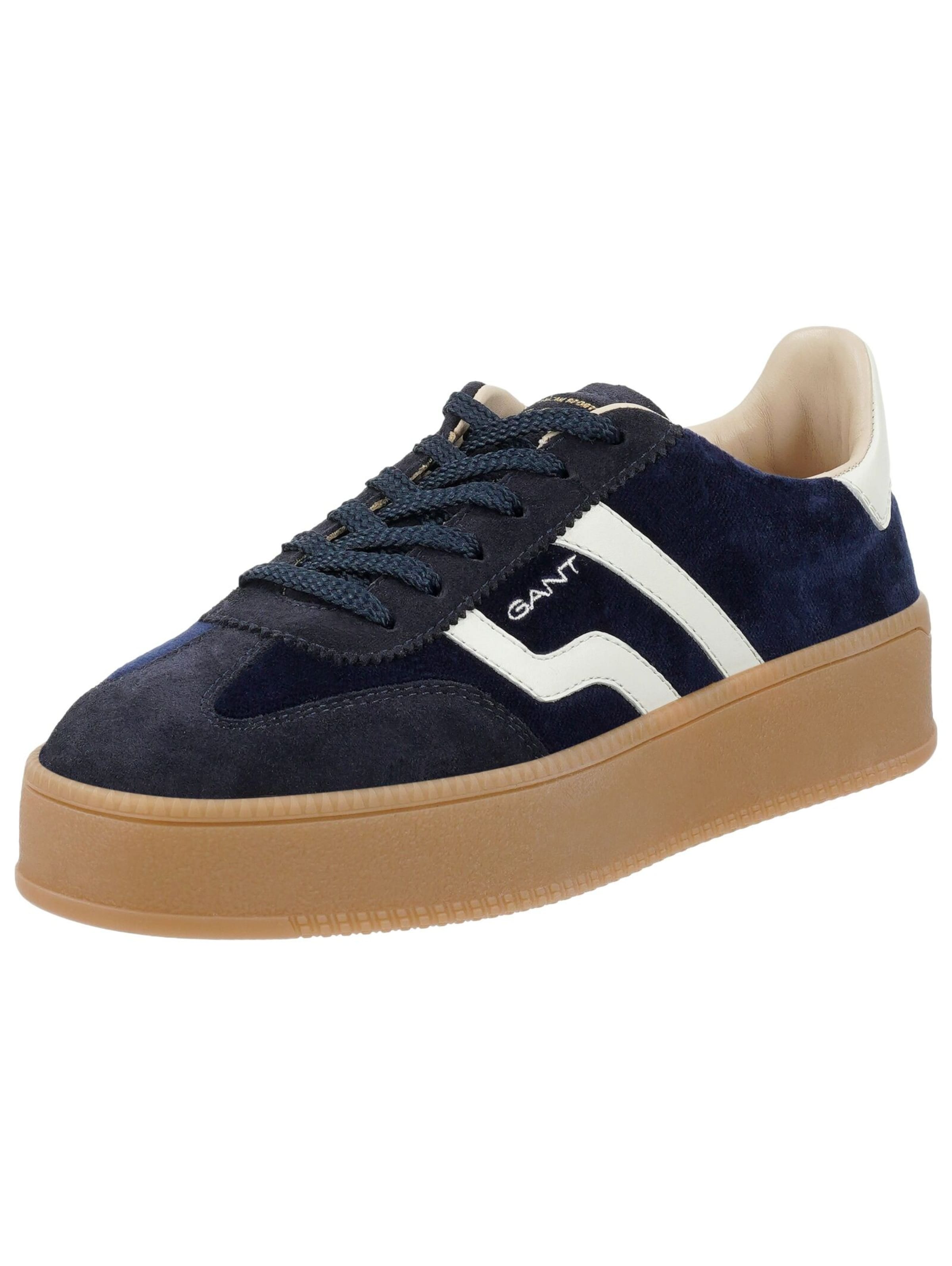 Baskets basses GANT en bleu : devant