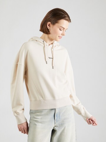 Sweat-shirt 'LYNETTE' Pepe Jeans en blanc : devant