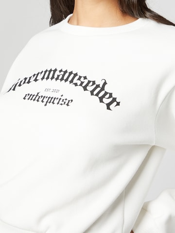 Hoermanseder x About You Sweatshirt 'Ela' in White