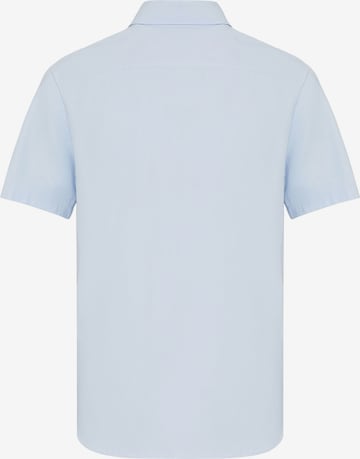 DENIM CULTURE - Regular Fit Camisa 'MARCUS' em azul