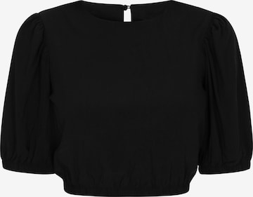 Chemisier 'Spring Summer' ECY en noir : devant