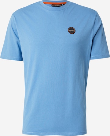 NAPAPIJRI Тениска в синьо: отпред