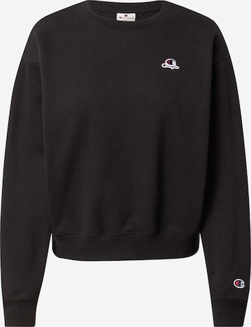 Champion Authentic Athletic Apparel Μπλούζα φούτερ σε μαύρο: μπροστά