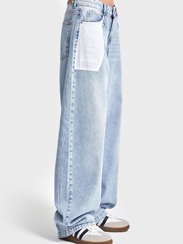 IT'S BASIC Baggy Jeans 'Baggy Mid Rise Jeans' in Blue
