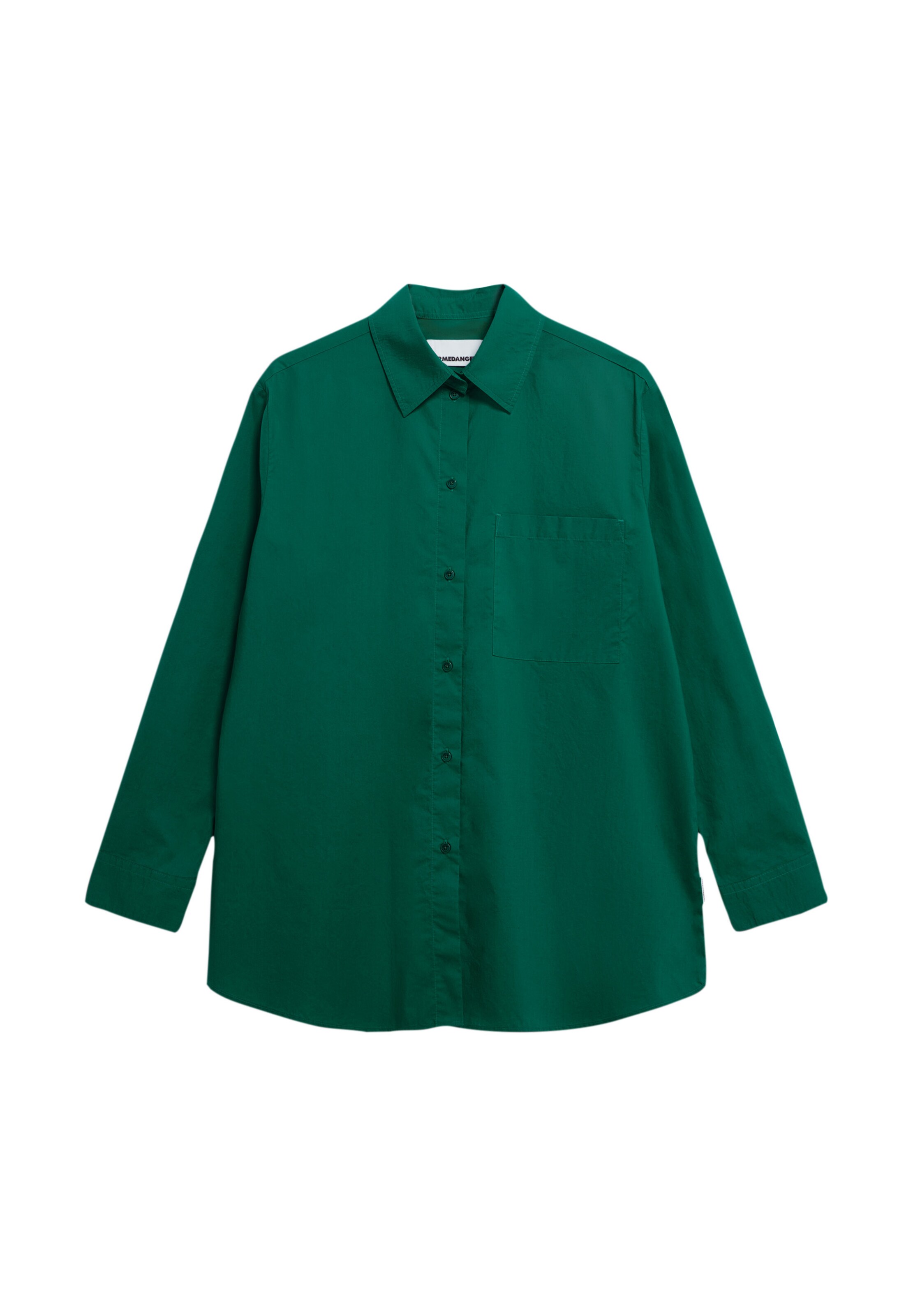 ARMEDANGELS Bluse MAALGAA in Grün: Vorderseite