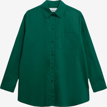 ARMEDANGELS Bluse MAALGAA in Grün: Vorderseite