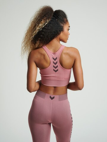 Hummel - Bustier Sujetador deportivo en rosa