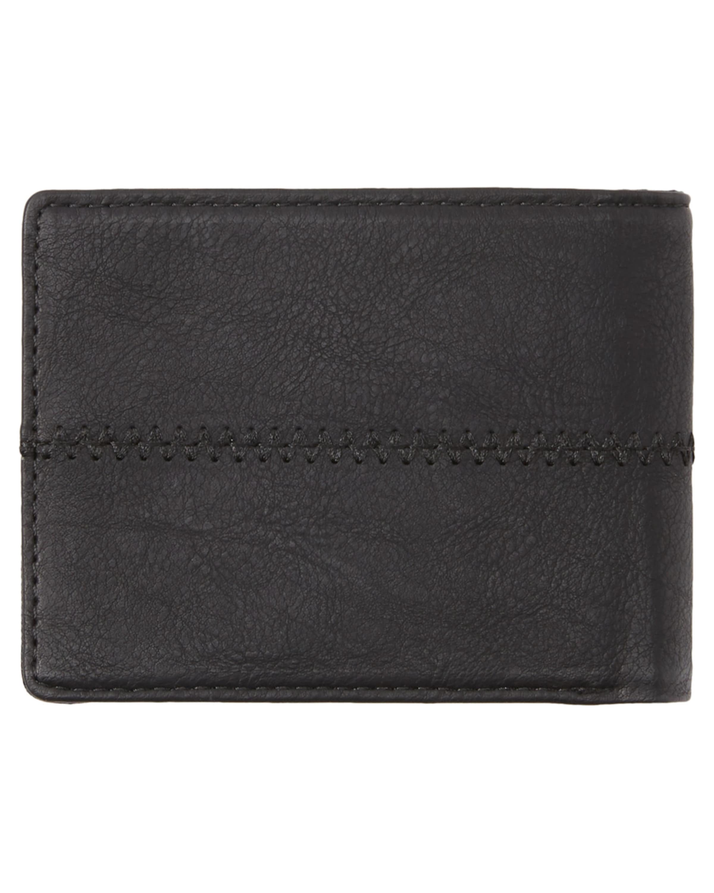 QUIKSILVER Portemonnaie 'Stitchy' in Schwarz