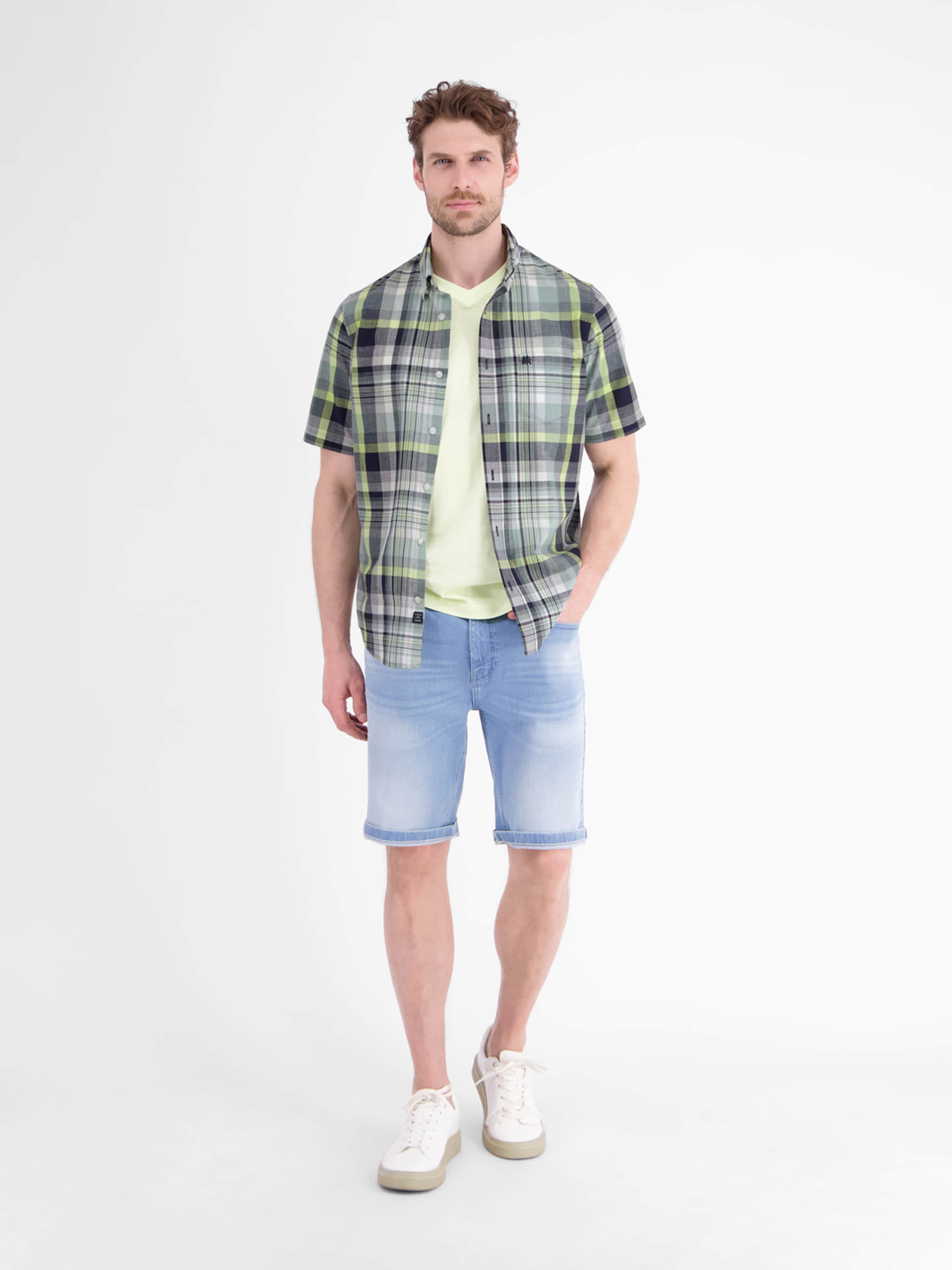 LERROS Regular fit Overhemd in Blauw