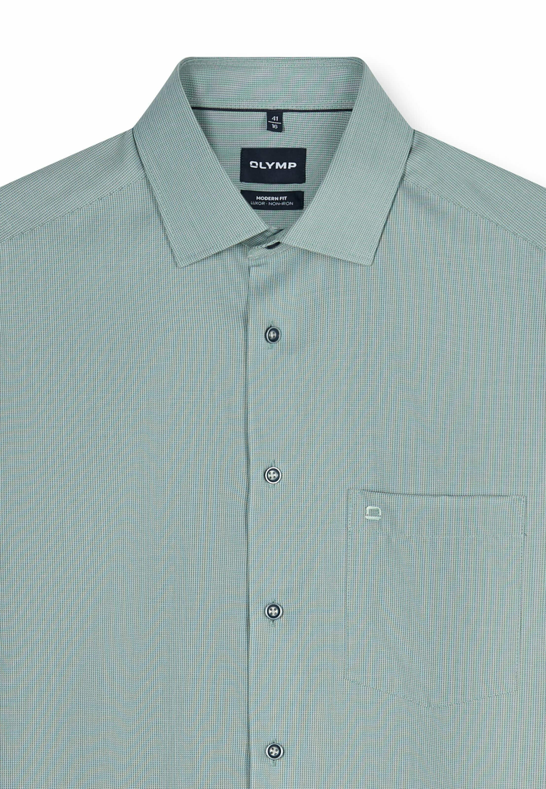 OLYMP - Ajuste regular Camisa en verde