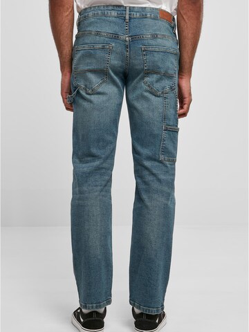 Urban Classics Regular Cargo jeans 'Carpenter' in Blue