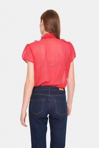 SAINT TROPEZ Bluse 'Lilja' in Rot