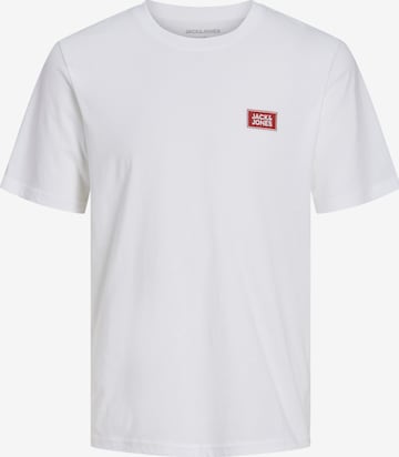 JACK & JONES Bluser & t-shirts 'JJRUSH' i hvid: forside
