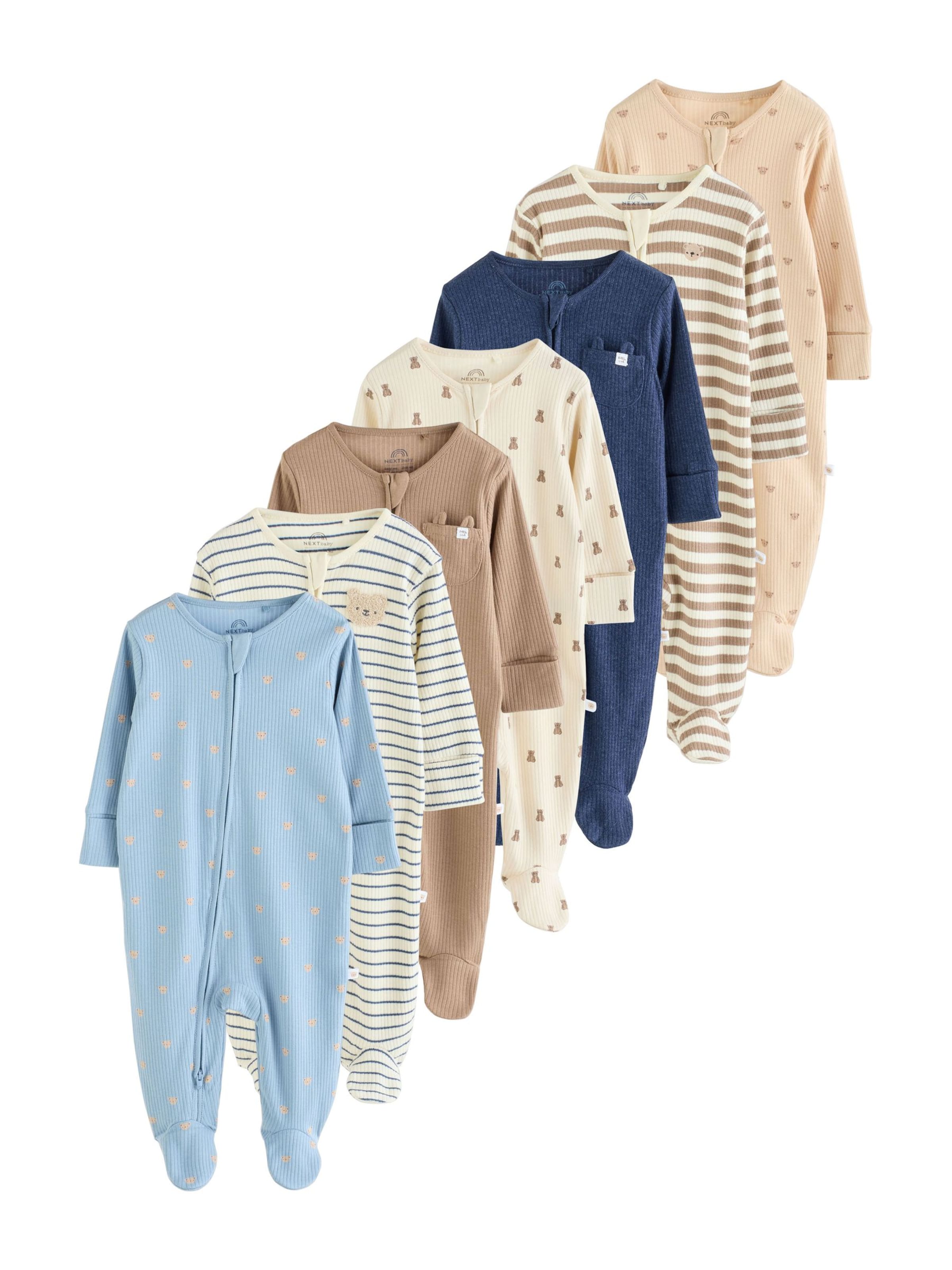 Pyjama Next en beige : devant