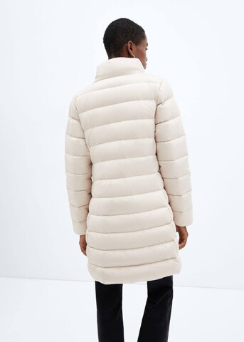 MANGO Winter Jacket in Beige