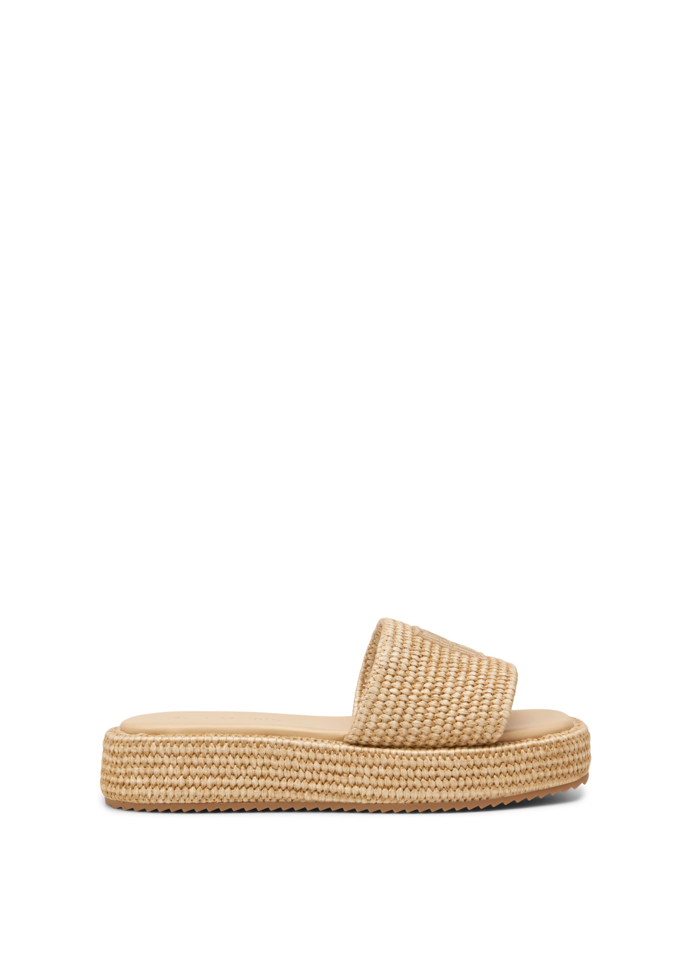 Marc O'Polo Pantolette 'in Bastoptik' in Beige