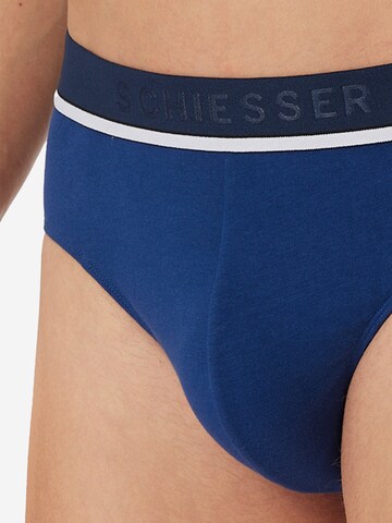 SCHIESSER Slip '95/5 Organic Cotton' in Blue