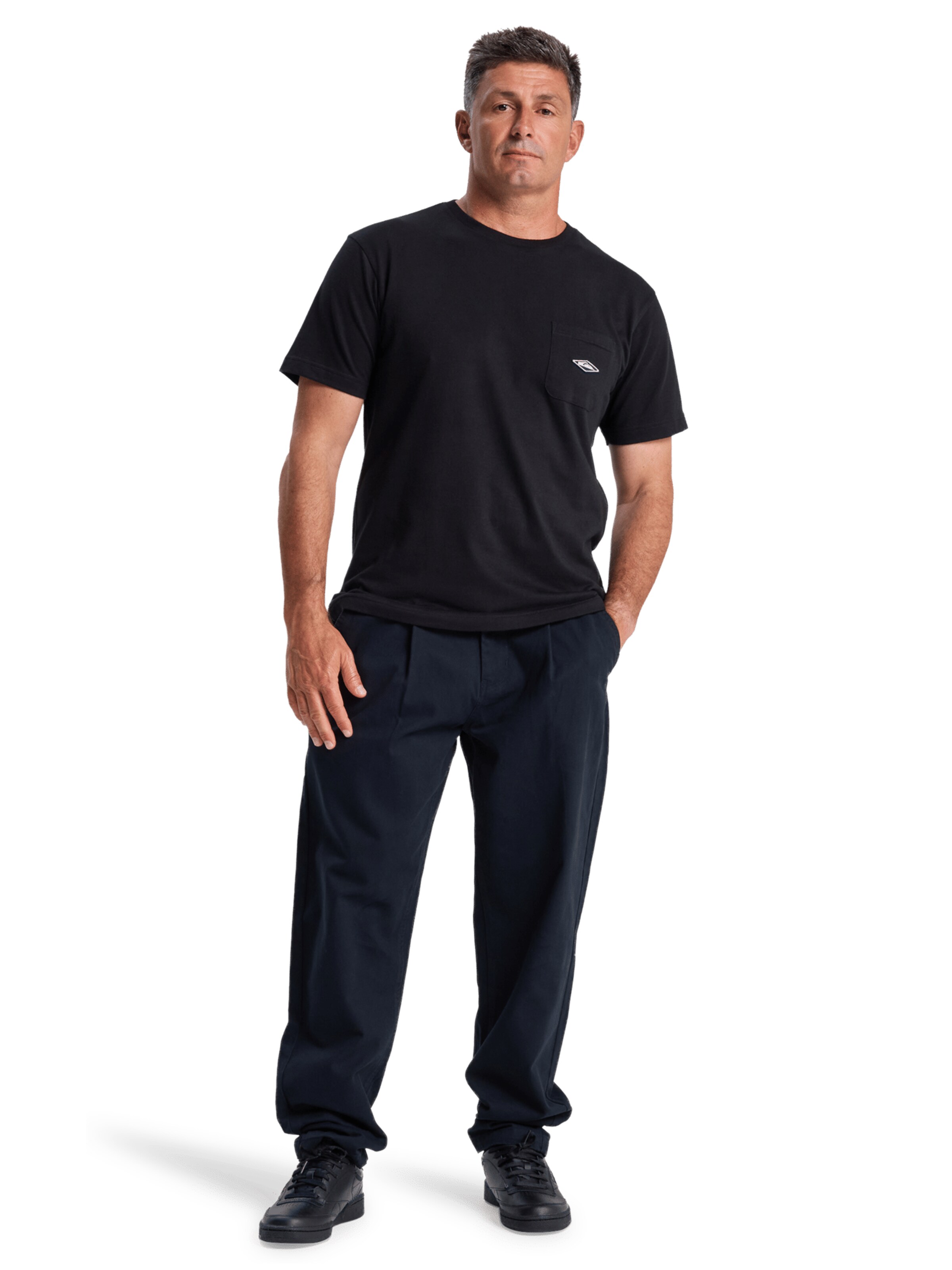 QUIKSILVER Shirt 'Diamond Pocket' in Black