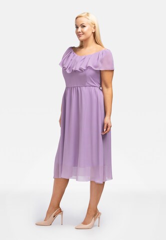 Robe de cocktail 'MILANO' Karko en violet