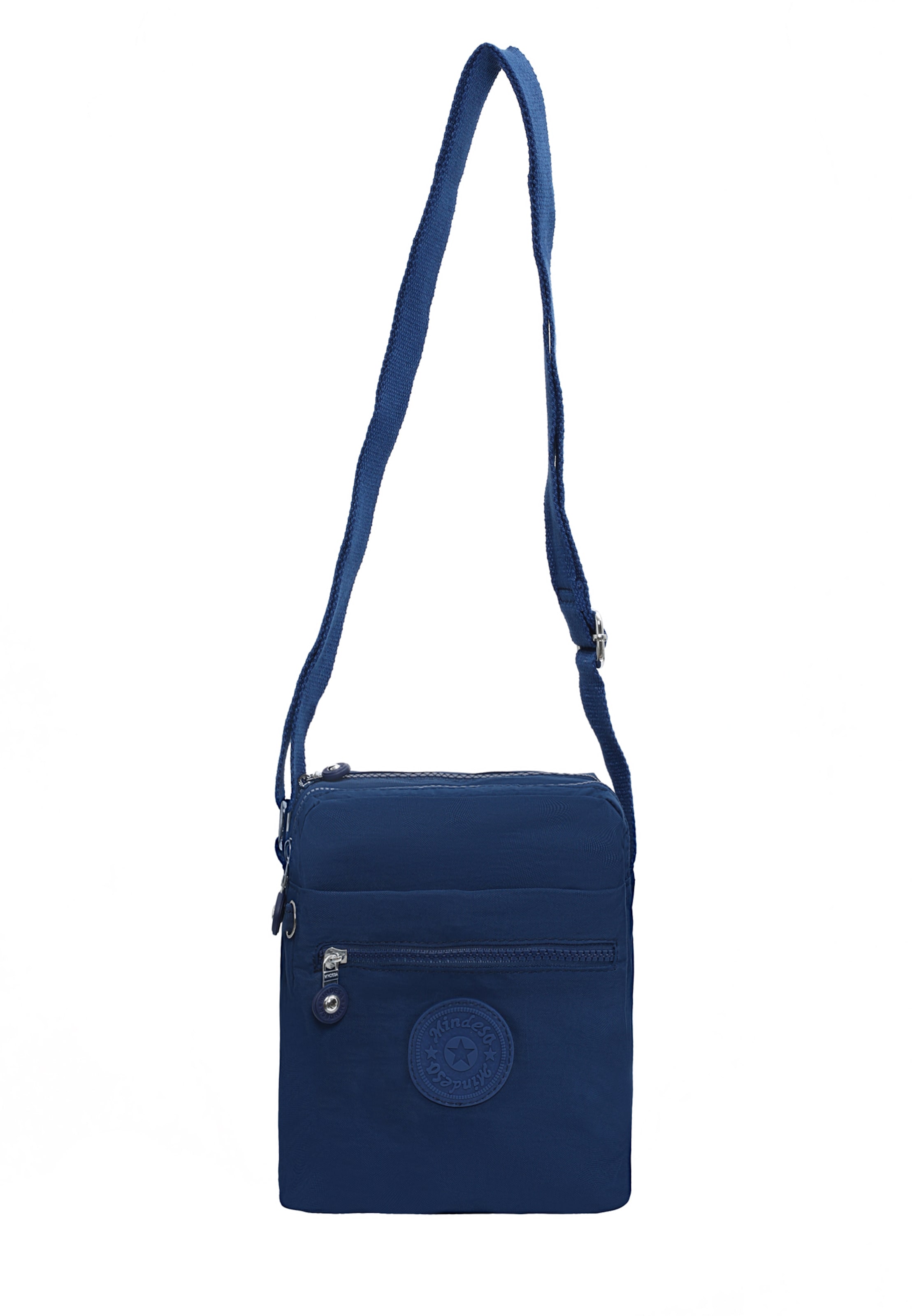 Mindesa - Mala de ombro em azul: frente