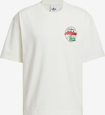 Maglietta 'Basketball Tournament' di ADIDAS ORIGINALS in bianco: frontale
