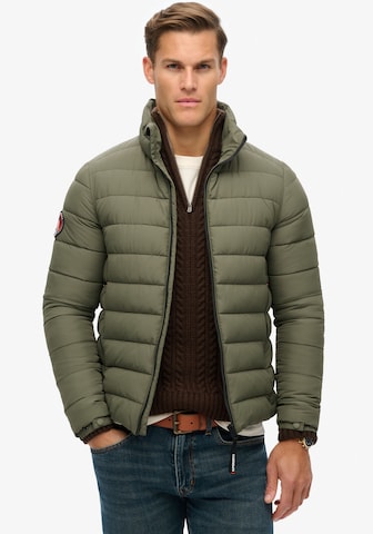 Veste d’hiver 'Fuji' Superdry en vert : devant