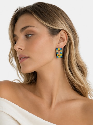 Boucles d'oreilles 'Simona' RteRme en bleu
