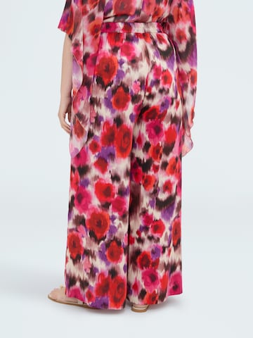Wide leg Pantaloni di Fiorella Rubino in rosa