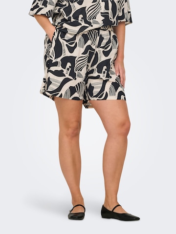 ONLY Carmakoma Loosefit Broek 'CARMALusi' in Grijs: voorkant