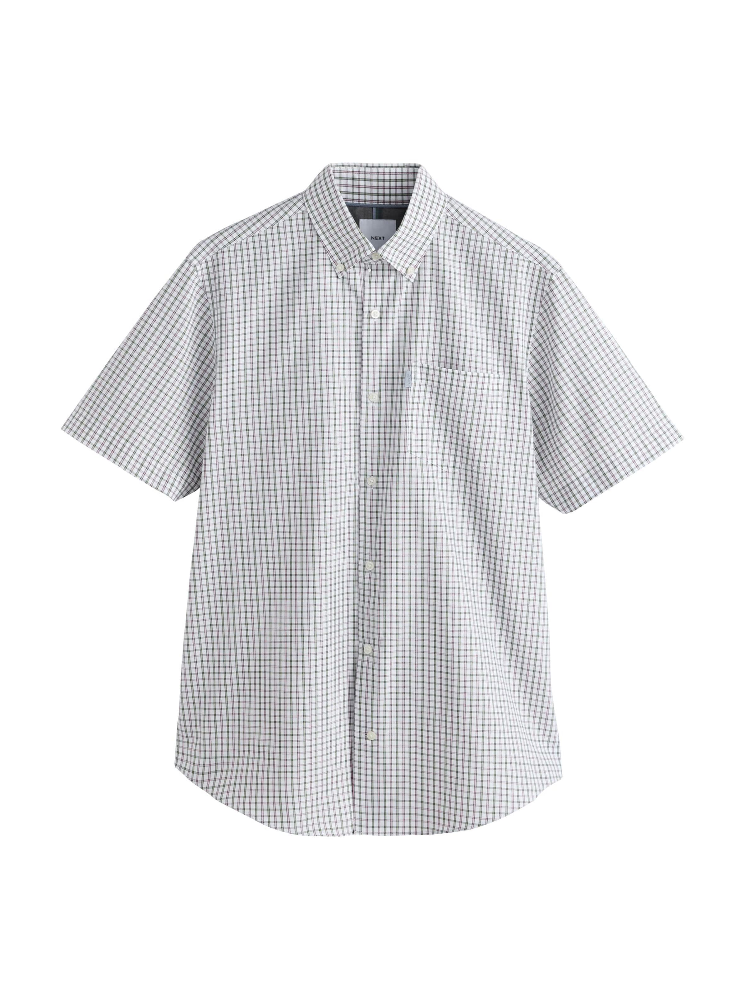 Next Button Up Shirt in White: front