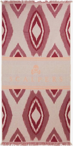 Scalpers Handduk 'Ikat' i beige: framsida