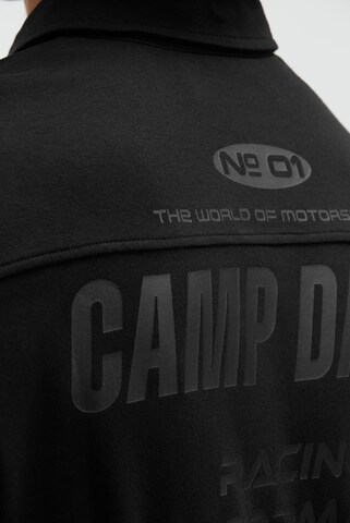 CAMP DAVID Slim fit Button Up Shirt in Black