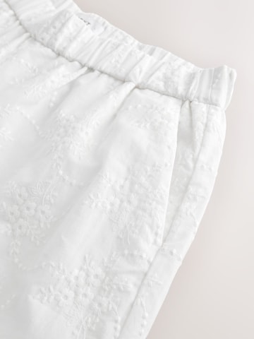 Wide leg Pantaloni di Next in bianco