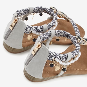 LASCANA Strap Sandals in Grey