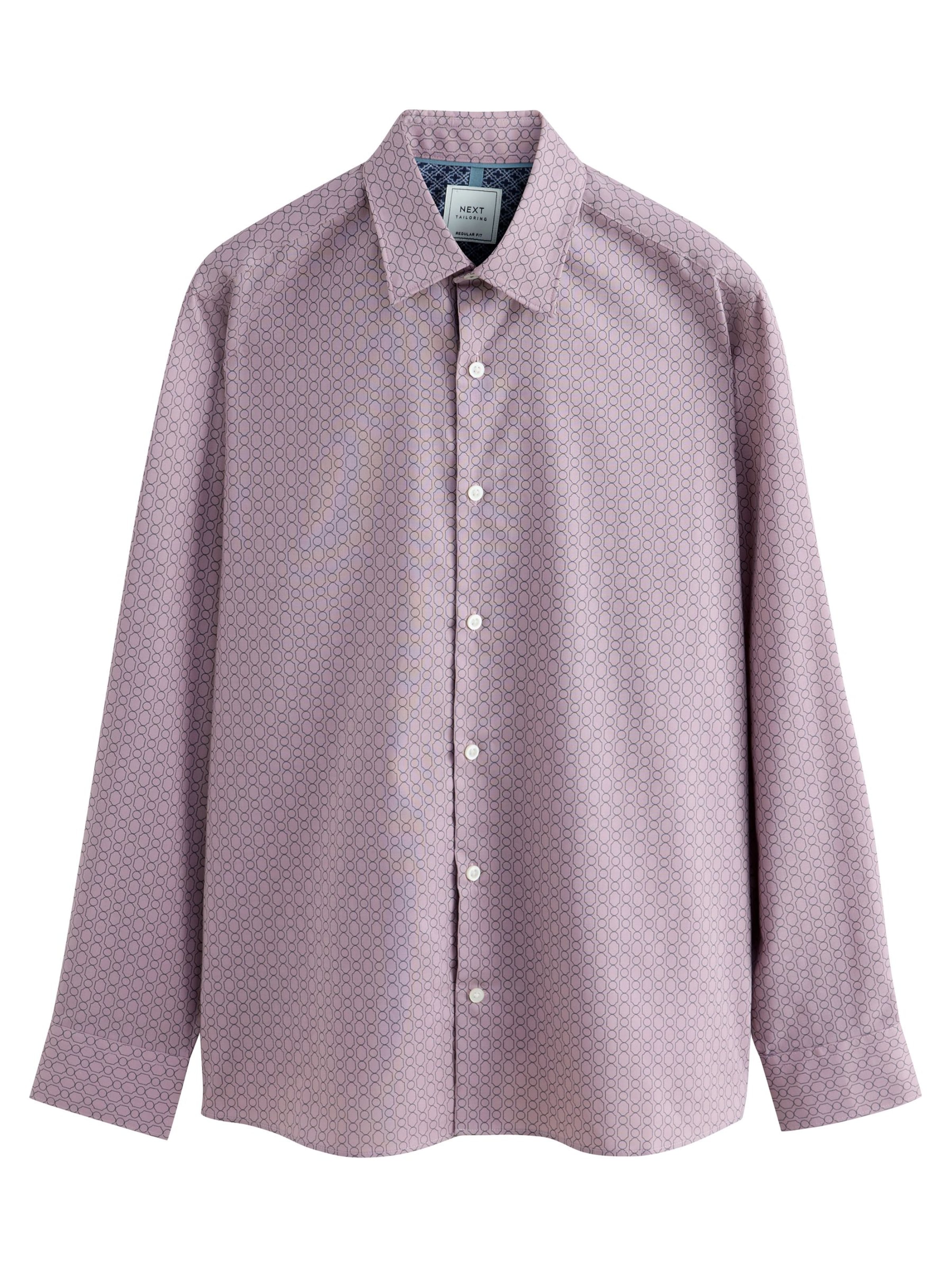 Next Regular Fit Hemd in Pink: Vorderseite