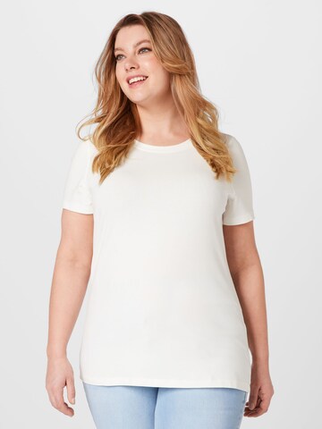 Vero Moda Curve Shirt 'SALIE' in Wit: voorkant