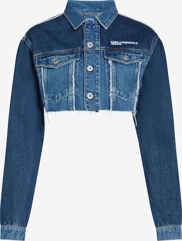 mėlyna KARL LAGERFELD JEANS Demisezoninė striukė: priekis