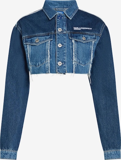 L dydžio Demisezoninė striukė iš KARL LAGERFELD JEANS, spalva – mėlyna / tamsiai mėlyna, Prekių apžvalga