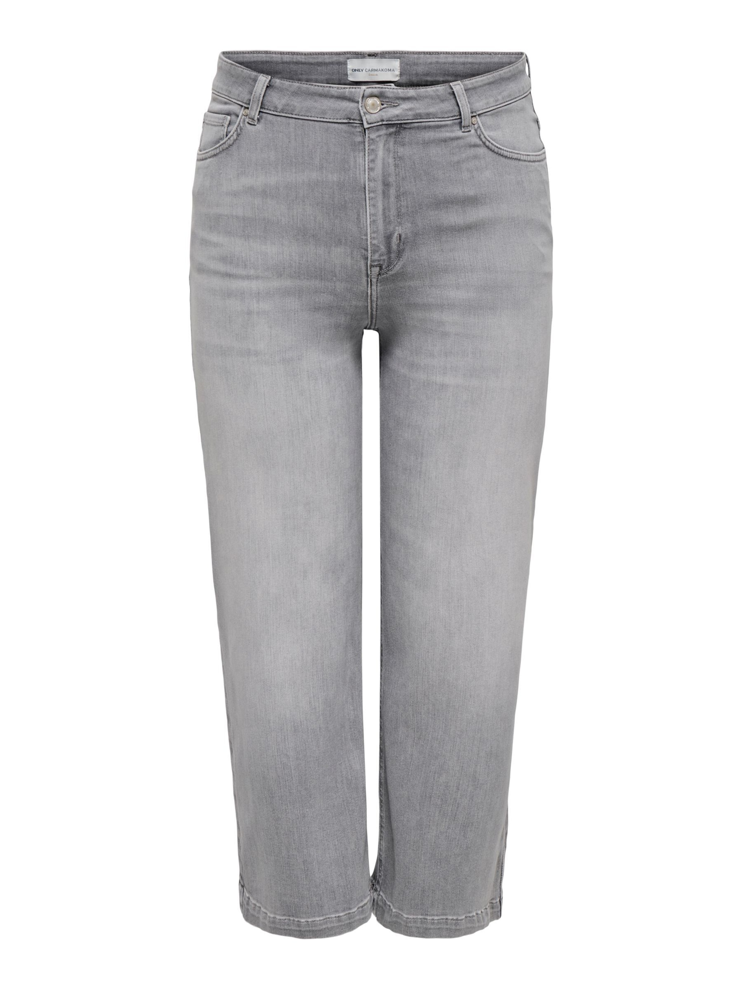 Wide Leg Jean 'CARWilly' ONLY Carmakoma en gris : devant