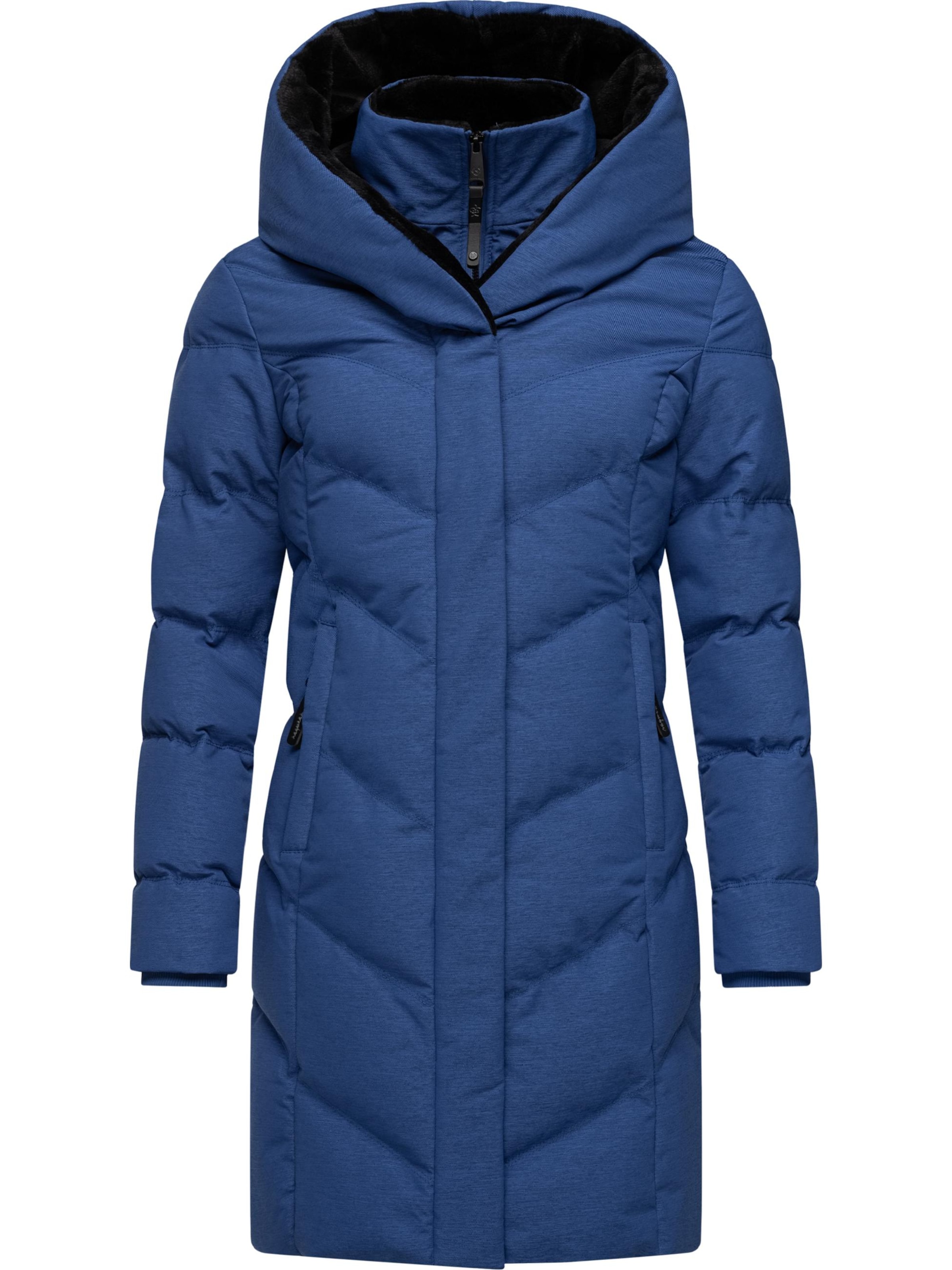 Ragwear Talvemantel 'Natalka', värv sinine: eest vaates