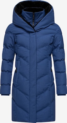 Ragwear Зимно палто 'Natalka' в синьо: отпред