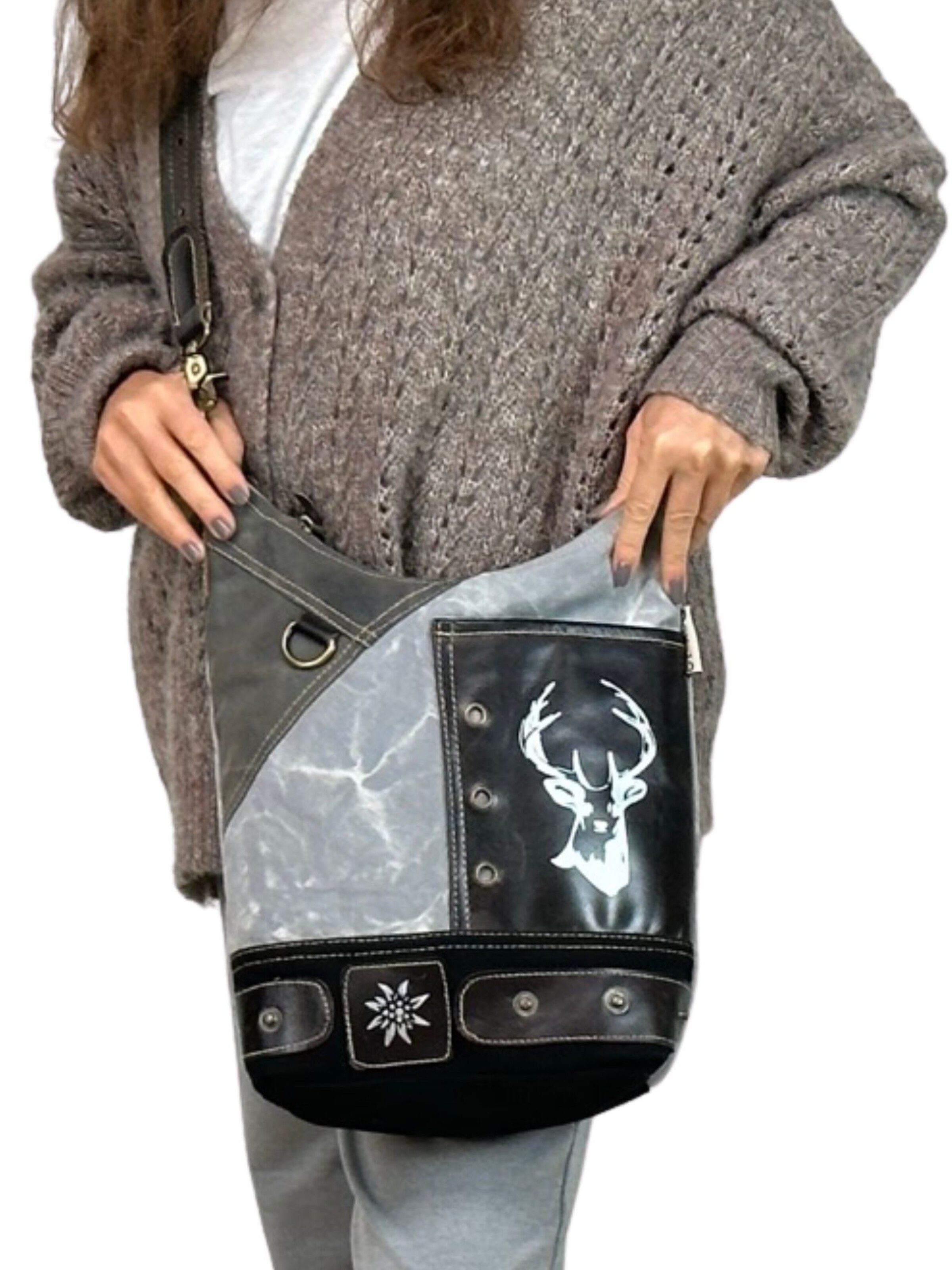 DOMELO Umhängetasche 'Domelo'‌‌‌‌‌‌‌‌‌ in Schwarz