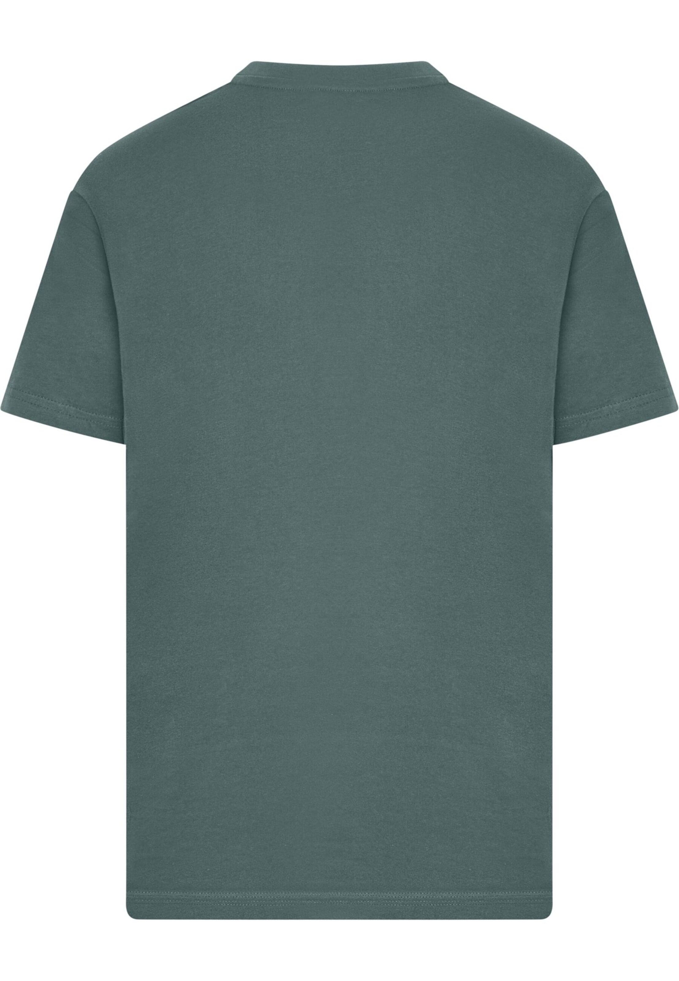 Merchcode Shirt 'Ozzy Osbourne - Pink Bat' in Green