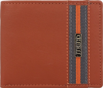 mano Geldbörse 'Don Leonardo' in Braun: Vorderseite