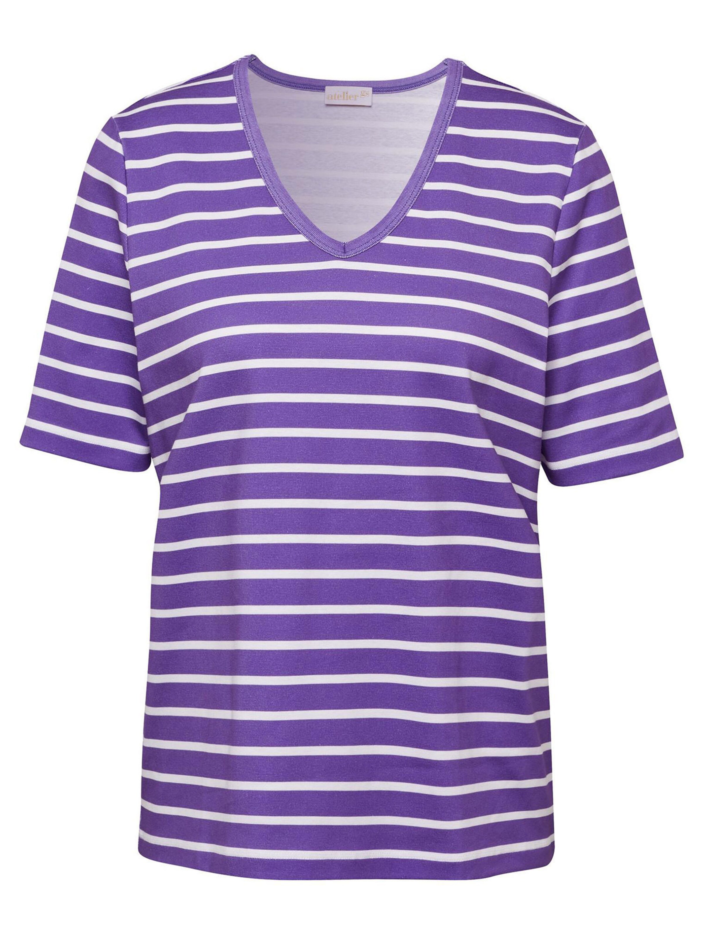 T-shirt Goldner en violet : devant