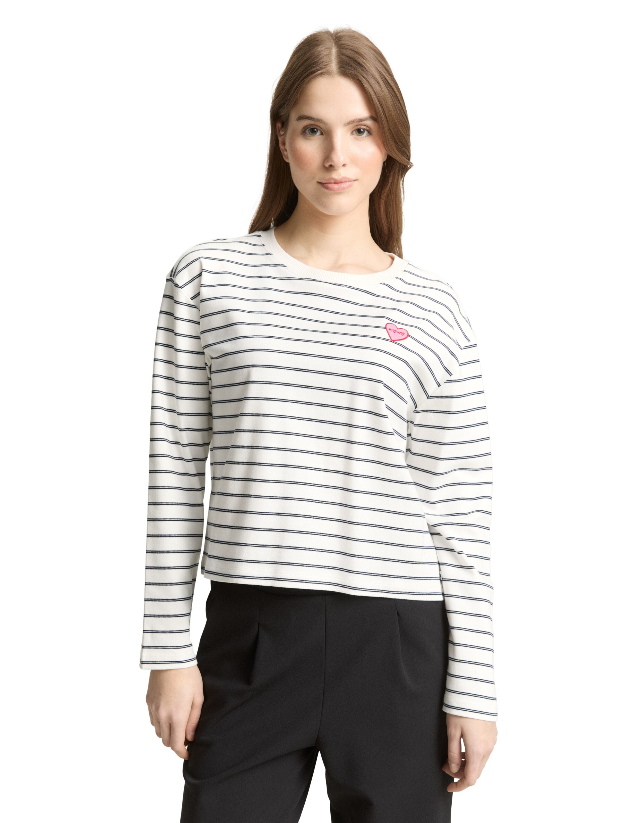 TOM TAILOR DENIM Shirt in White: front